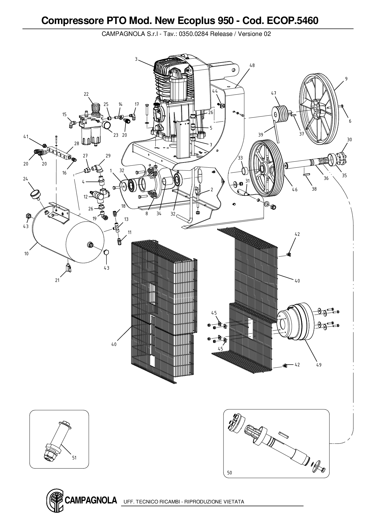 ECOP.5460_Compressore PTO Mod. New Ecoplus 950